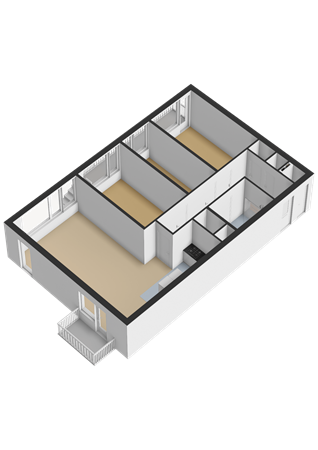 Floorplan - Schouthof 43, 2221 GZ Katwijk